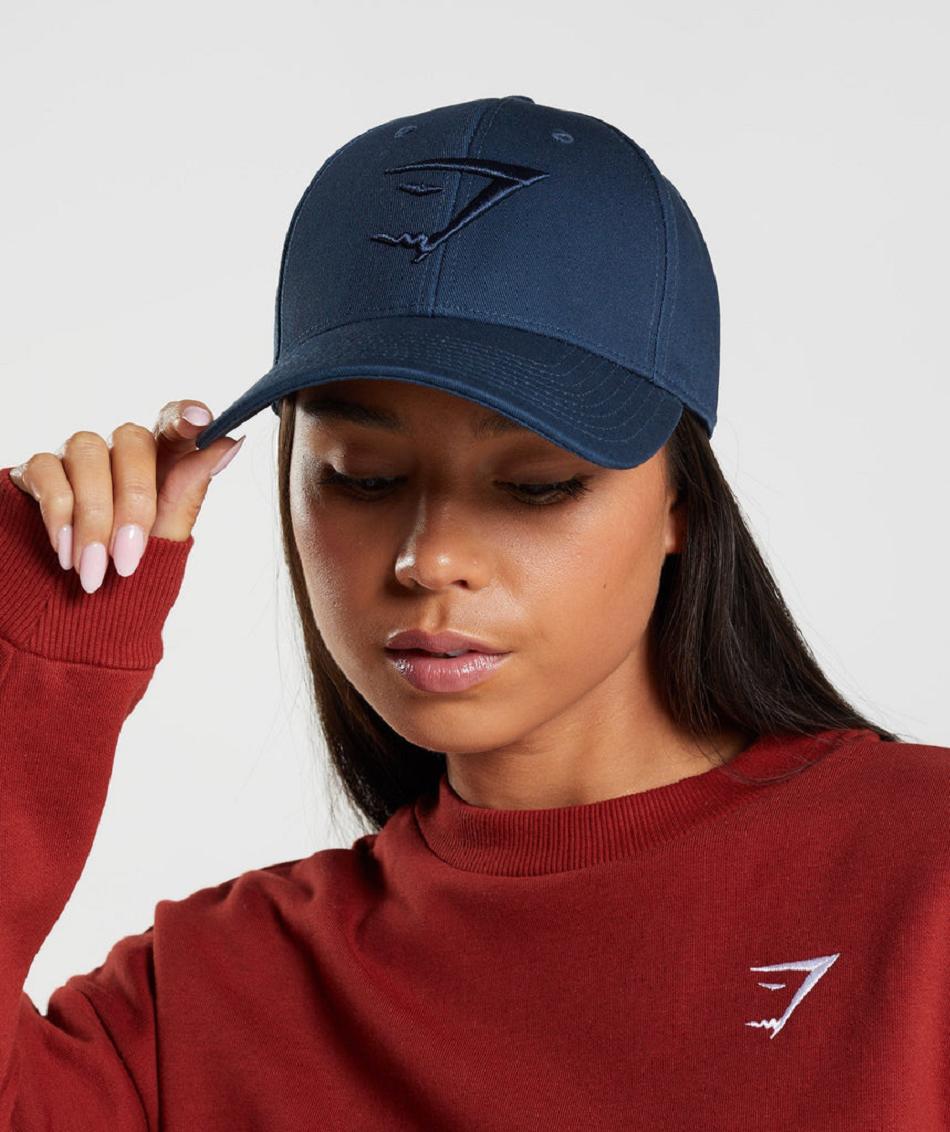 Gymshark Sharkhead Cap Accessories Šeširi Tamnoplave | HR 2094PJJ